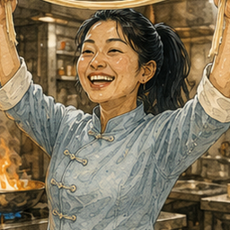 The Witty Wokmaster, a Star Chef archetype